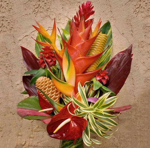 Hanalei Tropical Flower Arrangement